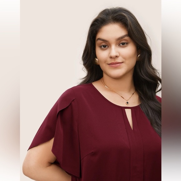 BloomChic Plus Size XL Blouse us 14-16 - Picture 3 of 9